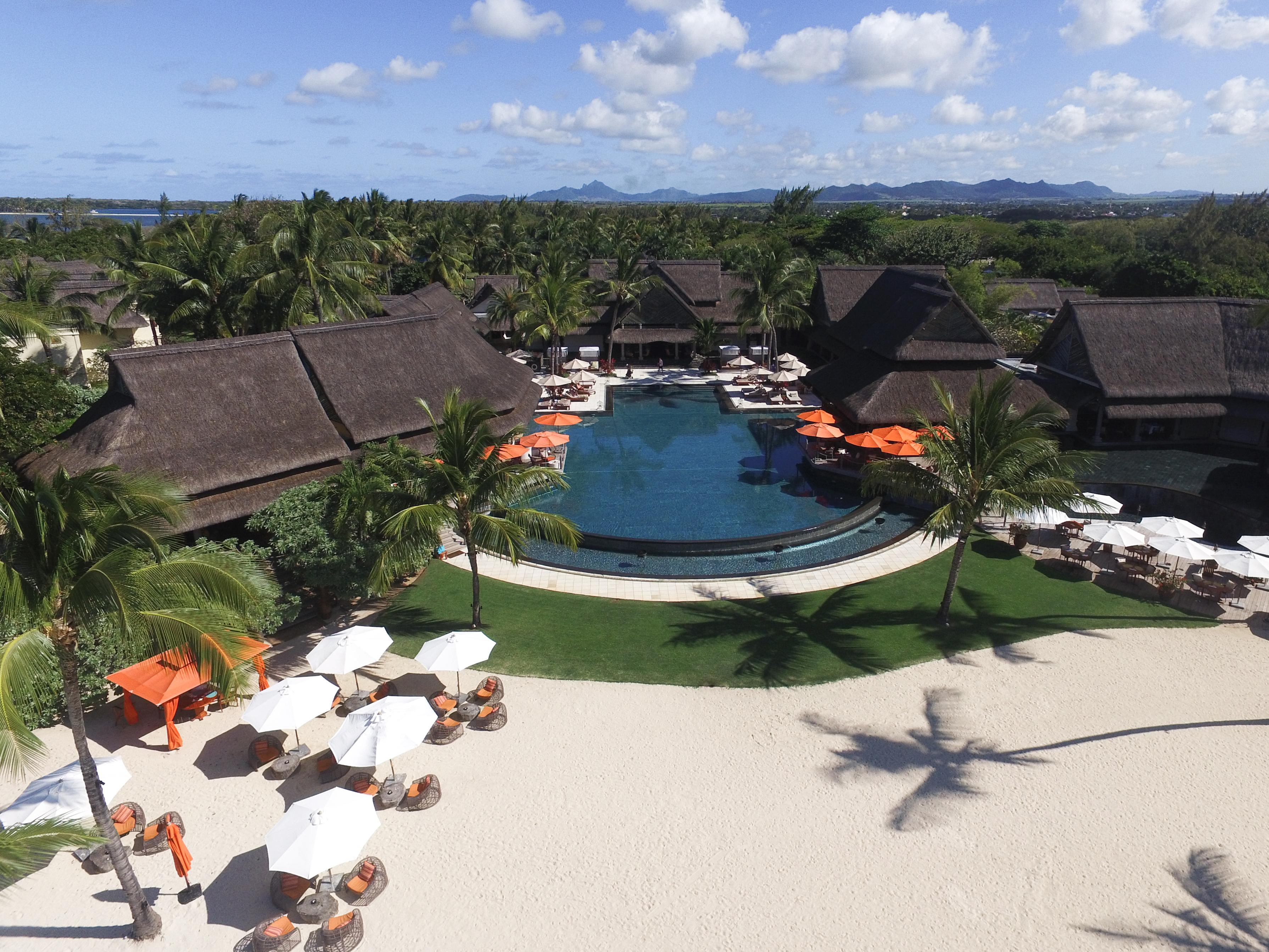 Constance Prince Maurice Poste de Flacq Exterior foto Aerial view of the resort